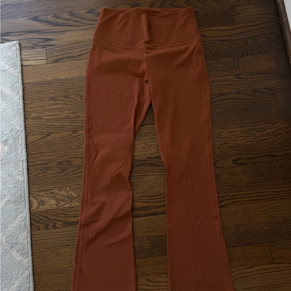 lululemon athletica align high rise mini flared Leggings in sable
